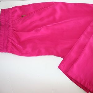ZARA BASIC PANTS W/ ELASTIC WAIST IN PINK COLOR